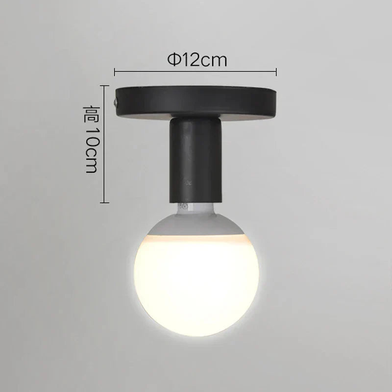 DecorBites™ Industrial LED Ceiling Light: Modern Retro Loft Plafonniers for Living Room Kitchen Cage Home Decor