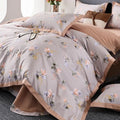 طقم مفروشات أسرة من القطن المصري™ ماركة DecorBites مقاس كوين وكينج ومزدوج، مطبوع