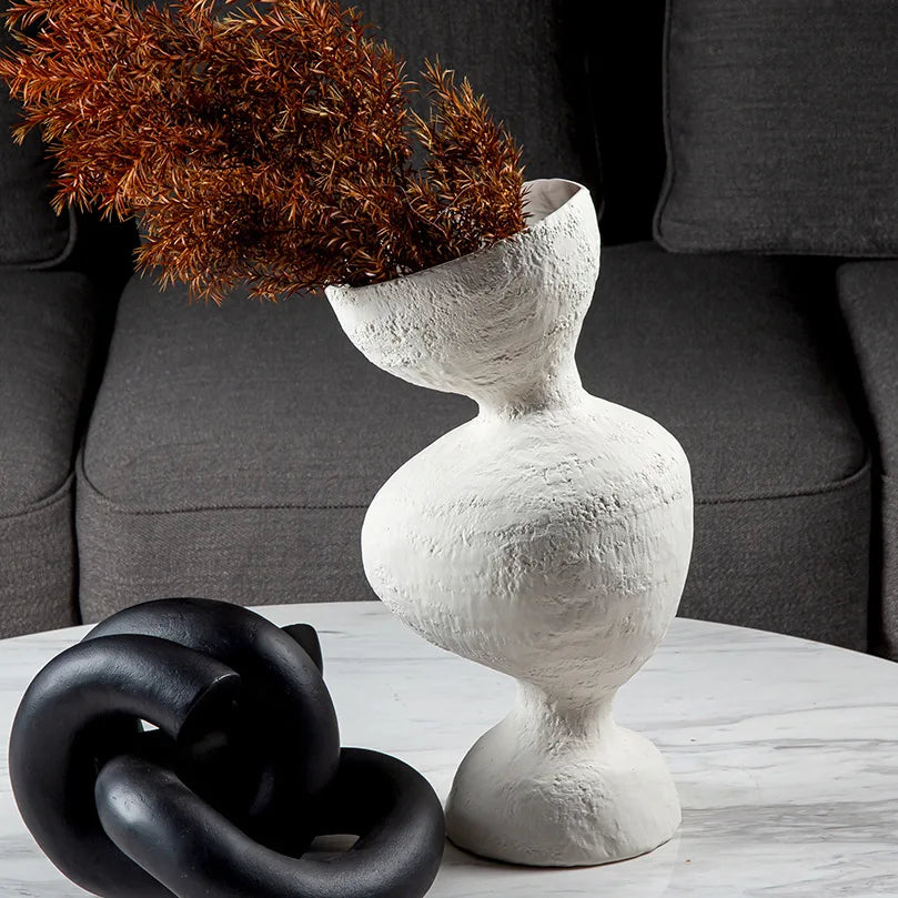 DecorBites™ Geometric Abstract Ceramic Vase Skew Furnishing Articles Room Decoration Accessories