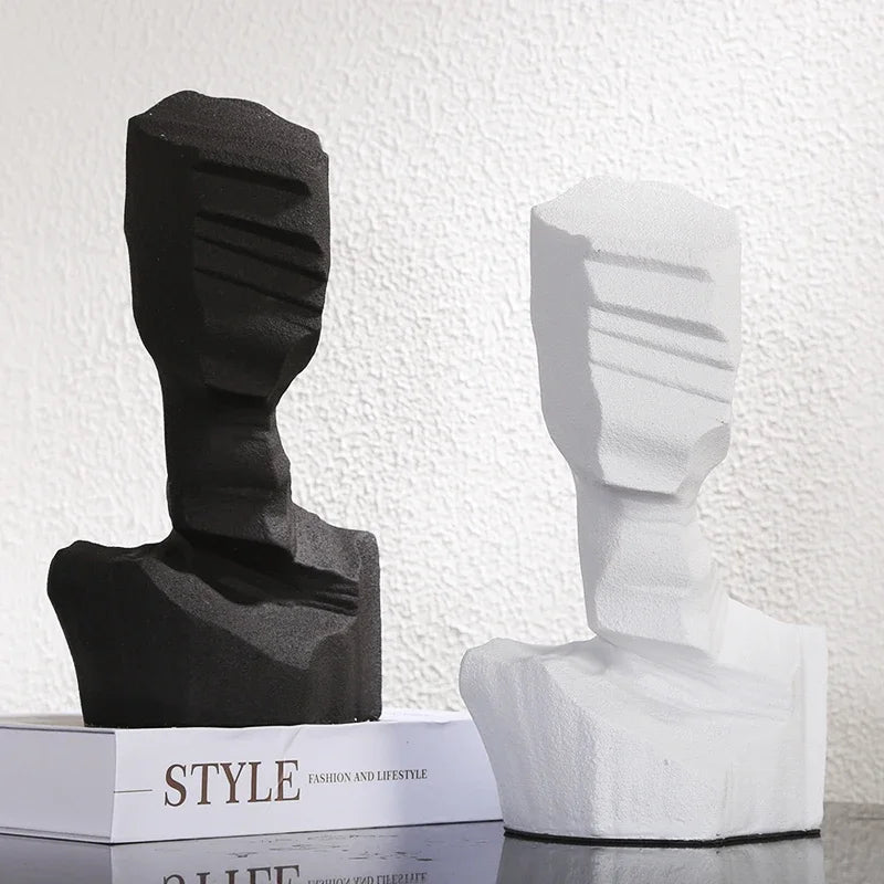 Abstract Resin Decoration DecorBites™ - Elegant Art Sculpture for Office, Living Room & Desktop