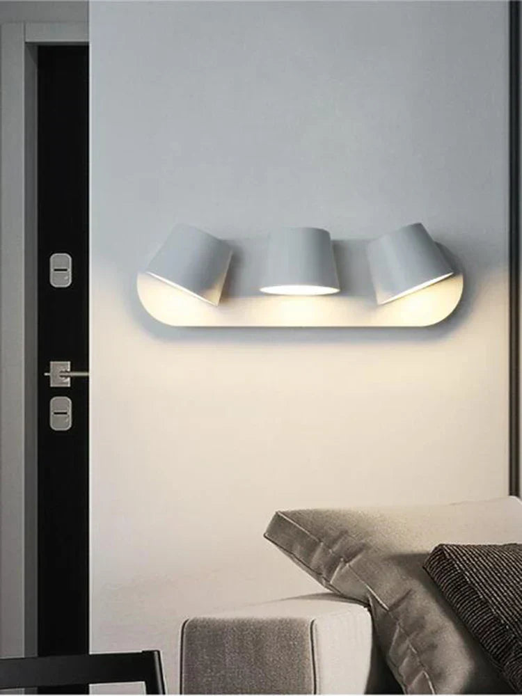 DecorBites™ LED Wall lamps Modern Black White bedroom bedside living room decorative light