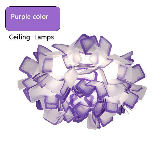 مصباح سقف مُعلق LED على شكل زهرة DecorBites™ لغرفة المعيشة وغرفة النوم