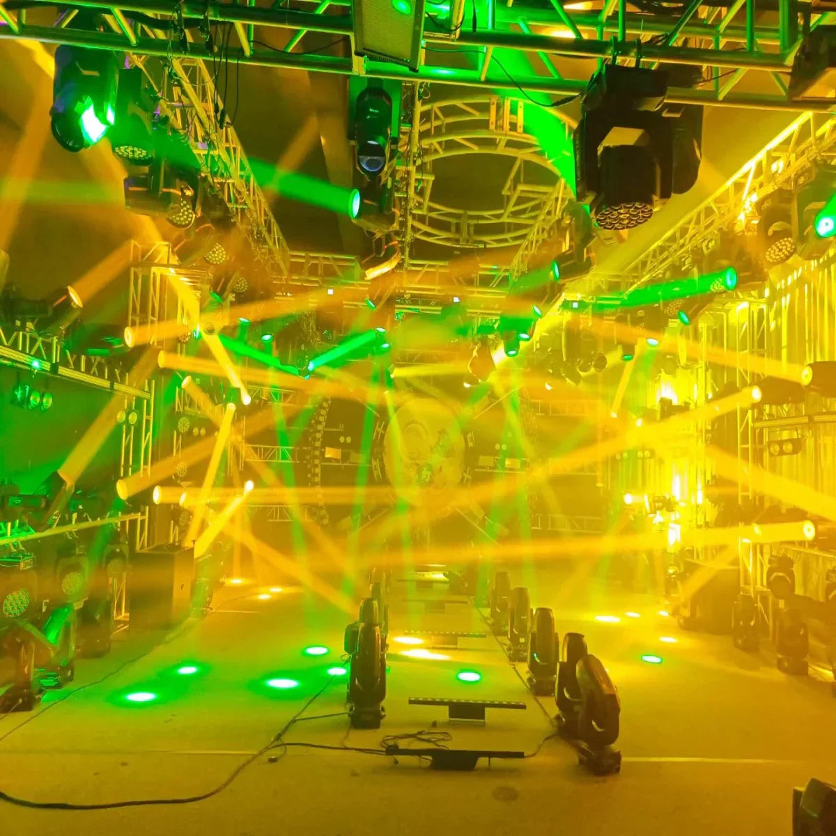 DecorBites™ 150W Mini LED Moving Head Beam & Spot Light with 18 Rotating Prisms