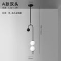 DecorBites™ Glass Suspension Kitchen Island Chandelier Ceiling Pendant - Modern Living Room Hanging Light
