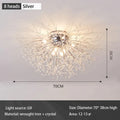 DecorBites™ Dandelion Crystal Chandelier LED Ceiling Light for Romantic Living Room & Bedroom