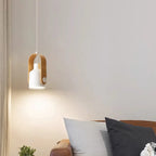 Nordic Adjustable Wood & Iron Pendant Light