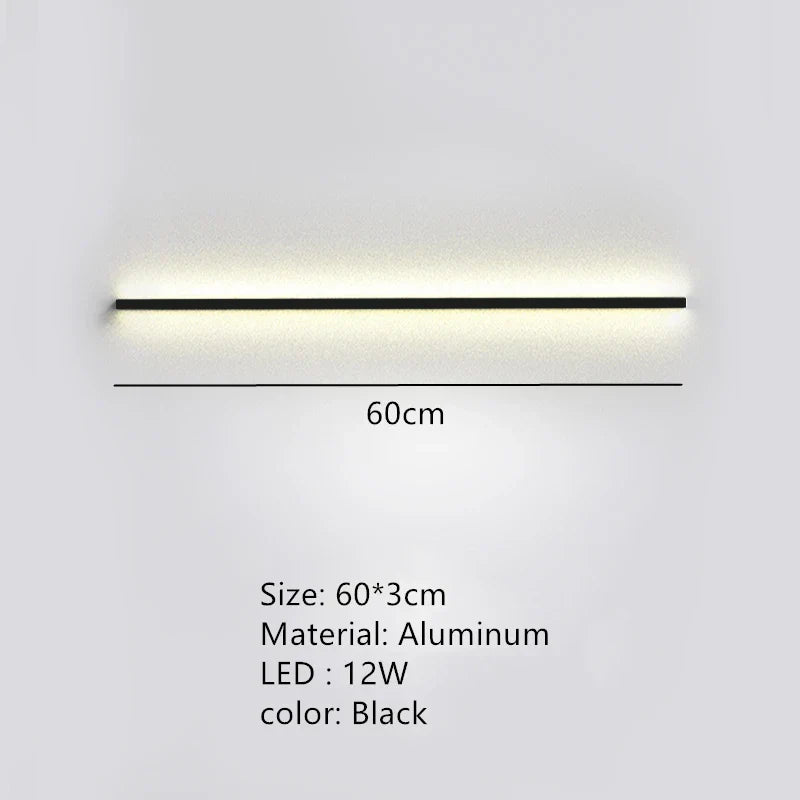 DecorBites™ Dimmable Long Wall Lamp: Stylish Bedroom Light Strip for Master Bedroom, TV Background, Sofa Decor