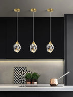 Modern K9 Crystal Linear Pendant Light