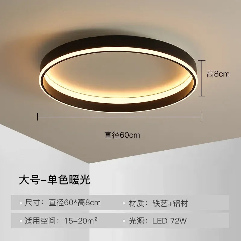 DecorBites™ Circular LED Ceiling Lights for Home Decor and Indoor Lighting