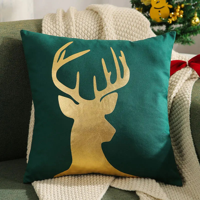 DecorBites™ Embroidered Christmas Pillow Cover Set - Festive Holiday Home Decor