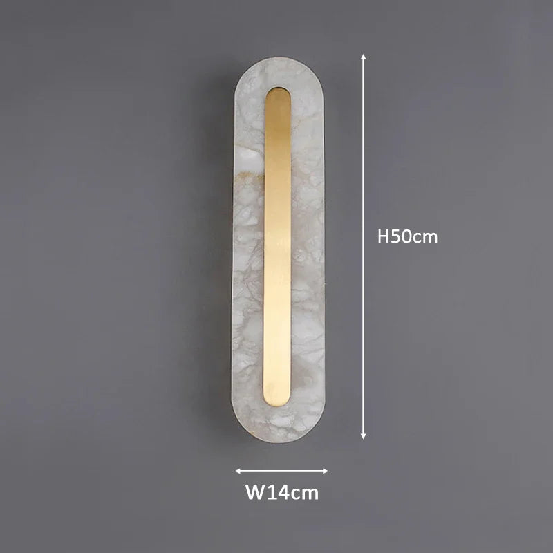 DecorBites™ Gold Marble Living Room LED Wall Lamp