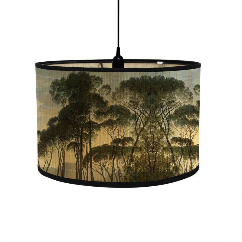 DecorBites™ Bamboo Pendant Light: Retro Chandelier for Home Cafe Bar Decor
