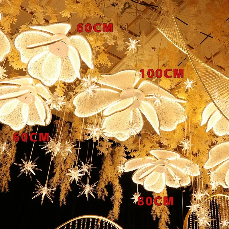 أضواء سقف فراشة LED من DecorBites™ لتزيين حفلات الزفاف الرومانسية