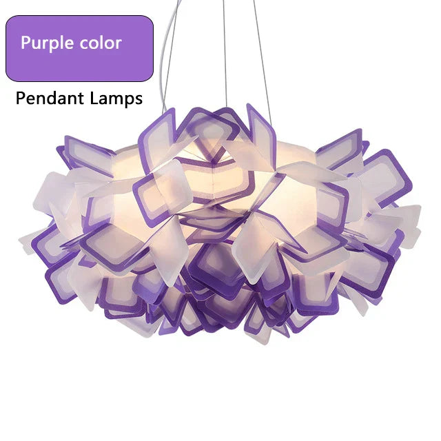 مصباح سقف مُعلق LED على شكل زهرة DecorBites™ لغرفة المعيشة وغرفة النوم