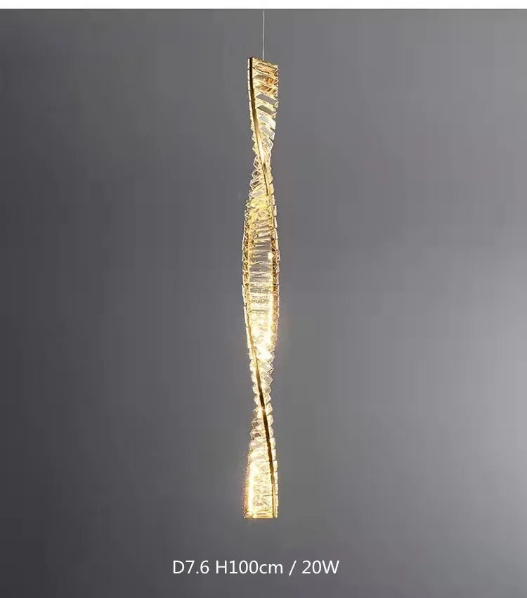 DecorBites™ Crystal Gold Wall Lamp Dimmable Steel Sconces Luxury Indoor Light Fixture