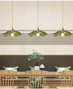 Vintage Flower Glass Pendant Light