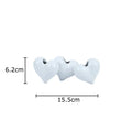 DecorBites™ Heart Ceramic Vase Modern Floral Arrangement Desk Decoration Aesthetic Decor