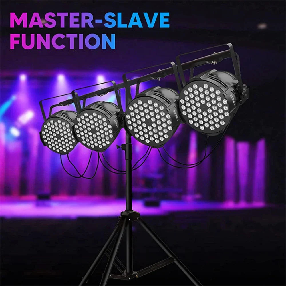 DecorBites™ Big Dipper RGBW Amber LED Par Light with Stand and DMX Control