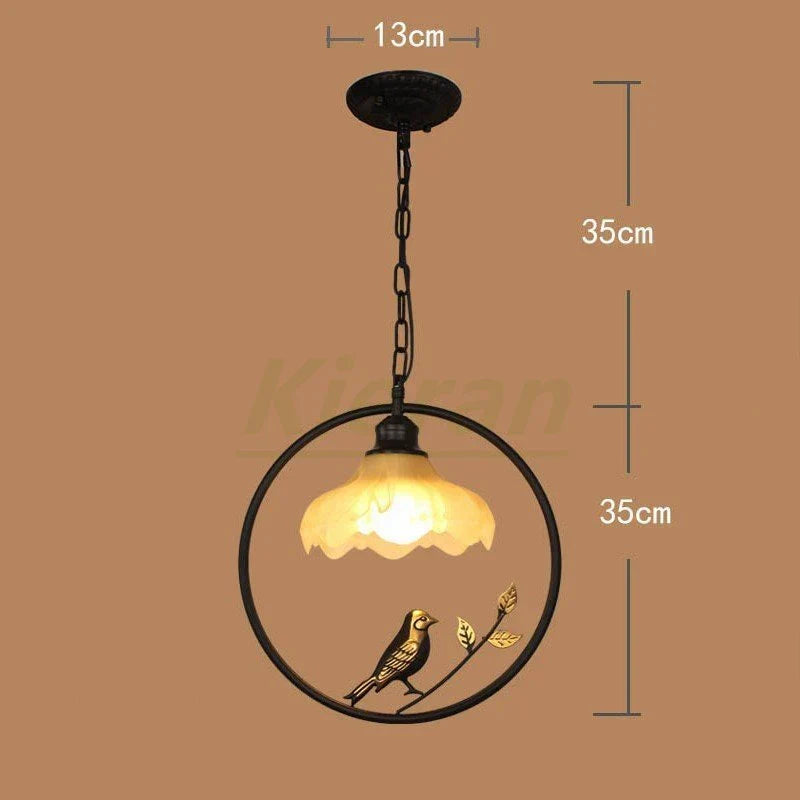 DecorBites™ Birdcage LED Chandelier: Modern Resin Pendant Lights for Bedroom, Living Room, and Restaurant