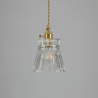 Modern White Glass Flower Pendant Light