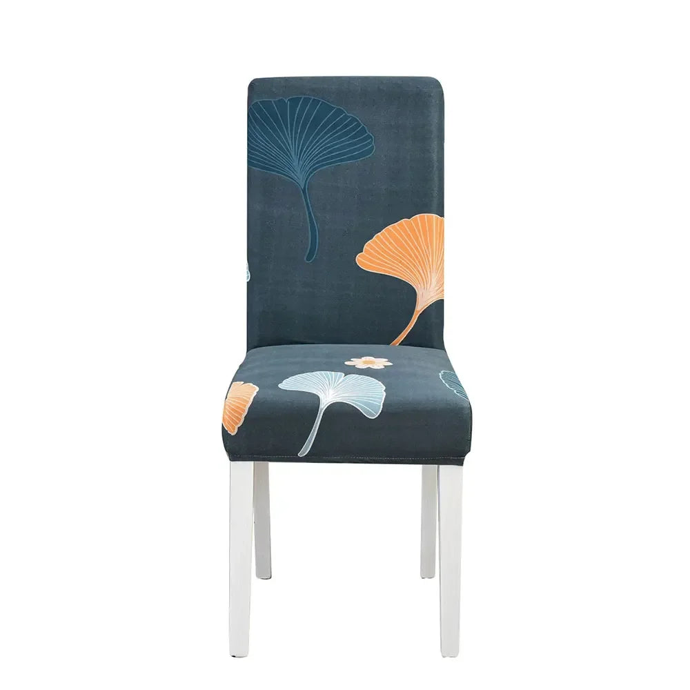 DecorBites™ Geometric Stretch Chair Cover Slipcovers | Elastic Seat Case