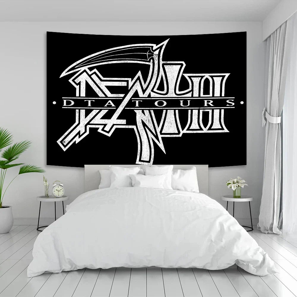 DecorBites™ Deaths Metal Trend Band Wall Tapestry - Bedroom Artistic Decoration