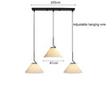 DecorBites™ Cream LED Pendant Light Nordic Pleated Chandelier for Home Decoration