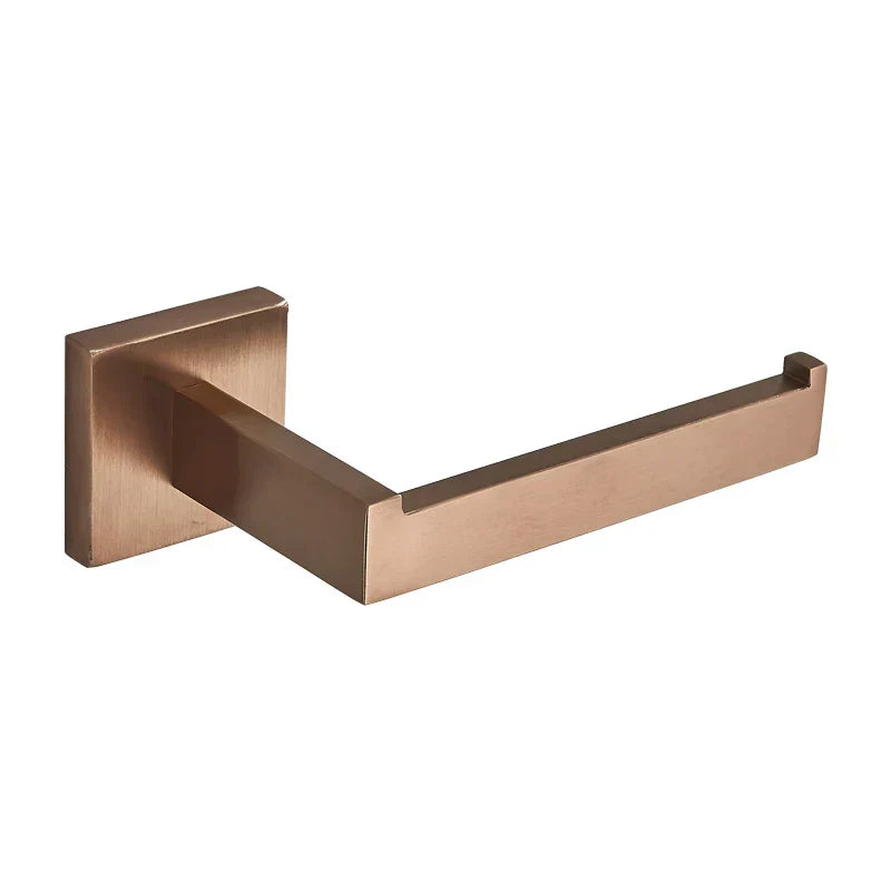 DecorBites™ Gold Square Paper Holder ملحق حمام