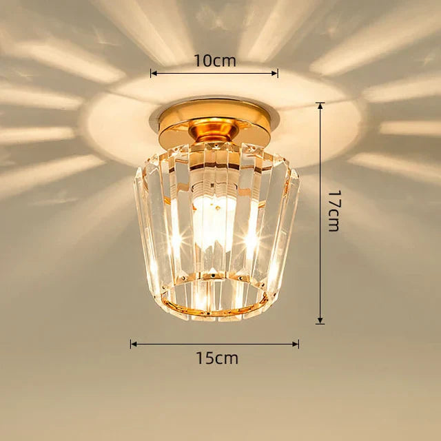 DecorBites™ Suspension en cristal K9 Plafonnier LED Lustre nordique pour salon