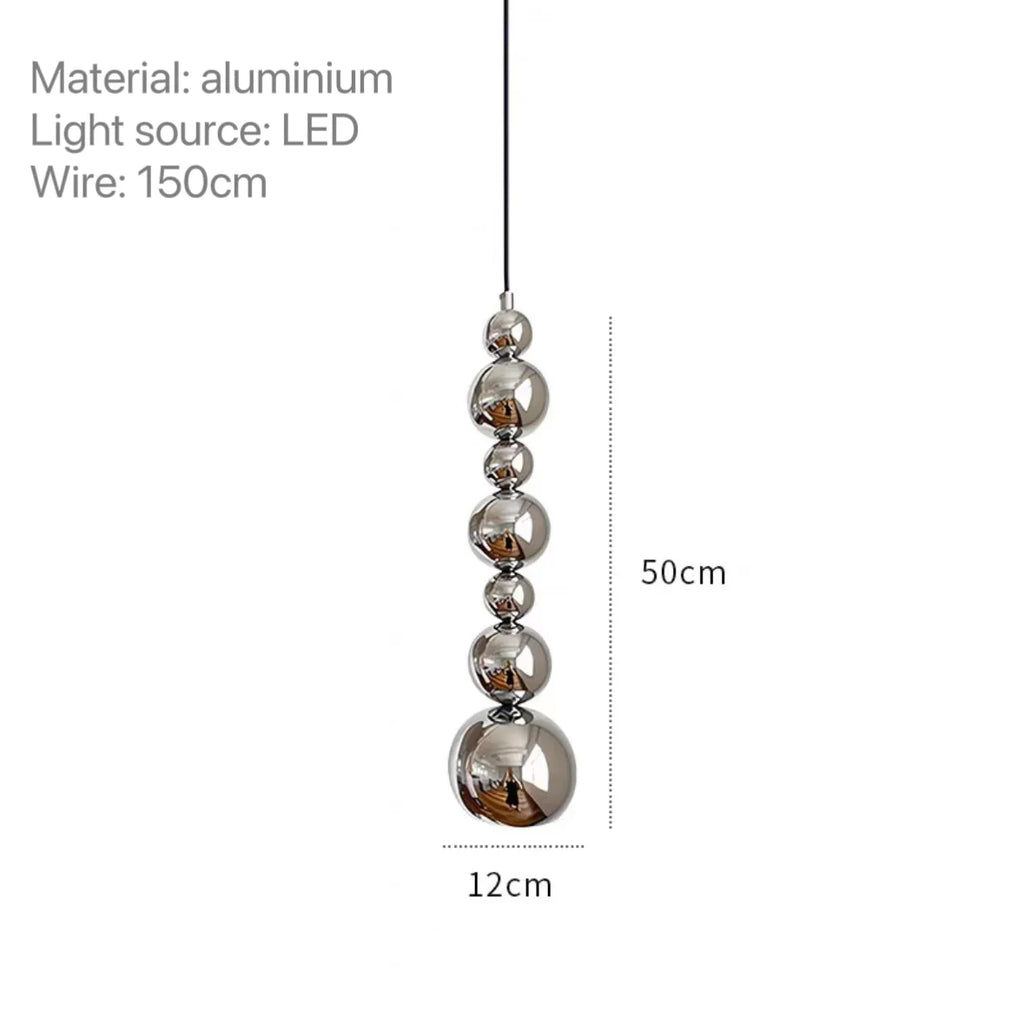 Nordic Modern Bedroom Bedside Multi Ball Pendant Lamp Creative Living Room Restaurant Bar Kitchen Gourd Hanging Lights  Lighting
