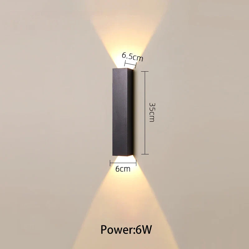 DecorBites™ LED Wall Lamp: Lone Line Up and Down Light for TV Background or Bedroom