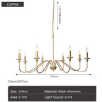 Vintage Black and Gold Metal Pendant Light