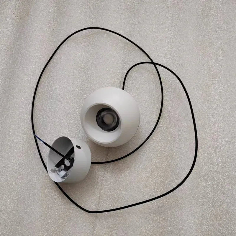 Modern Simple Ball Pendant Lights Nordic Hanging Ceiling Lamps for Cafe Bar Decor Black/White Pendant Hanging Lamp