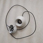 Modern Simple Ball Pendant Lights Nordic Hanging Ceiling Lamps for Cafe Bar Decor Black/White Pendant Hanging Lamp