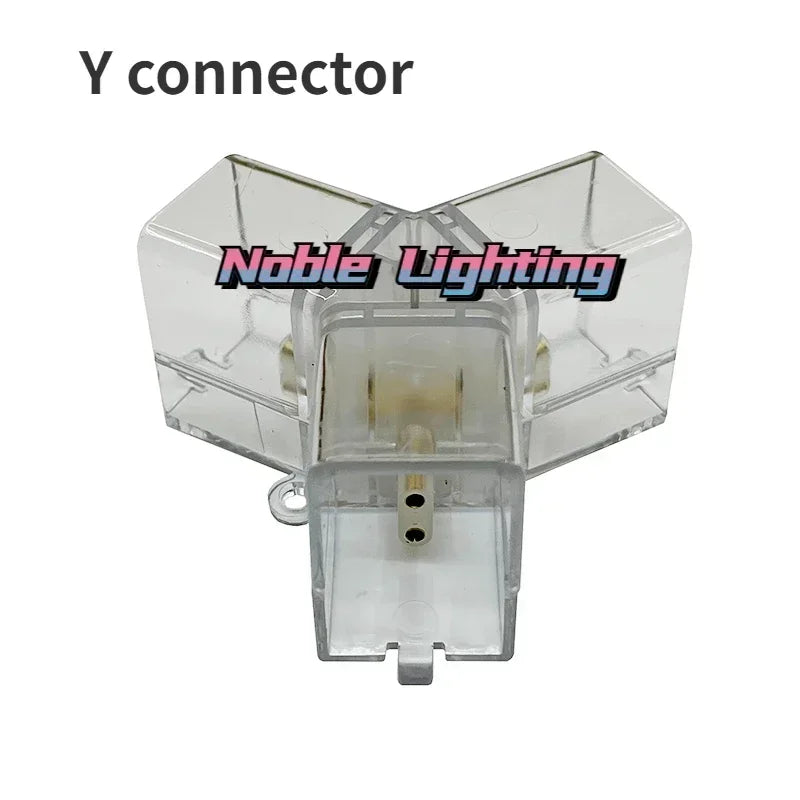DecorBites™ مصابيح LED هندسية لمعرض تفاصيل السيارات وورشة العمل - ثيم ندفة الثلج متعددة الأضلاع