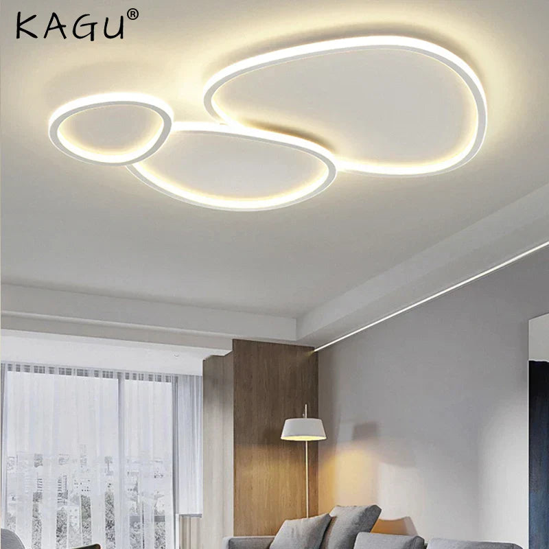 DecorBites™ Cobblestone LED Ceiling Lights Living Room Chandelier for Modern Home Decor