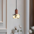Modern Round Marble Stone Pendant Light