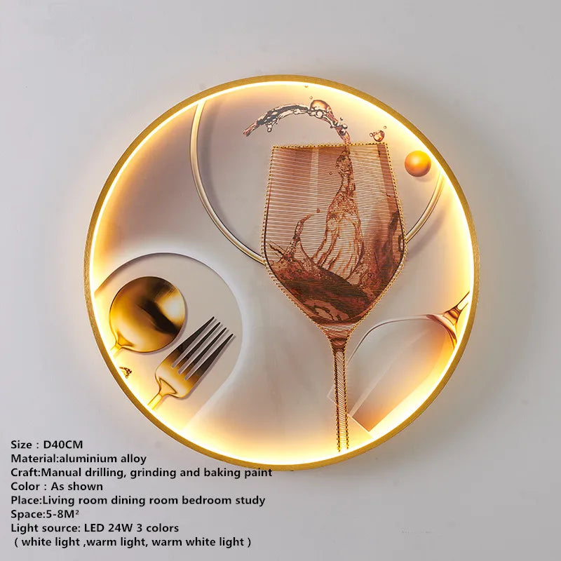 مصابيح الحائط LED على شكل أسماك من DecorBites™: مصباح إضاءة إبداعي لغرفة النوم