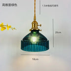 Nordic Green Glass Pendant Light