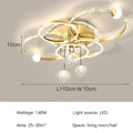 Modern Iron Acrylic Dimmable LED Pendant Light