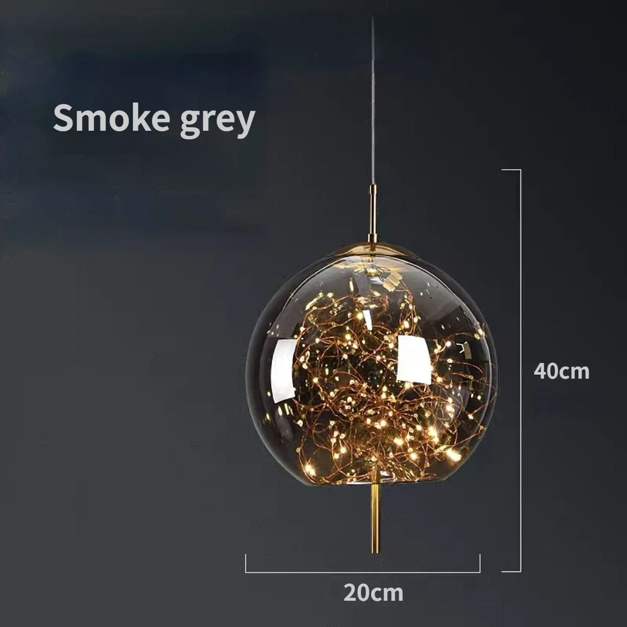 DecorBites™ مصابيح قلادة زجاجية: ثريا سقف LED عصرية لغرفة النوم والحمام