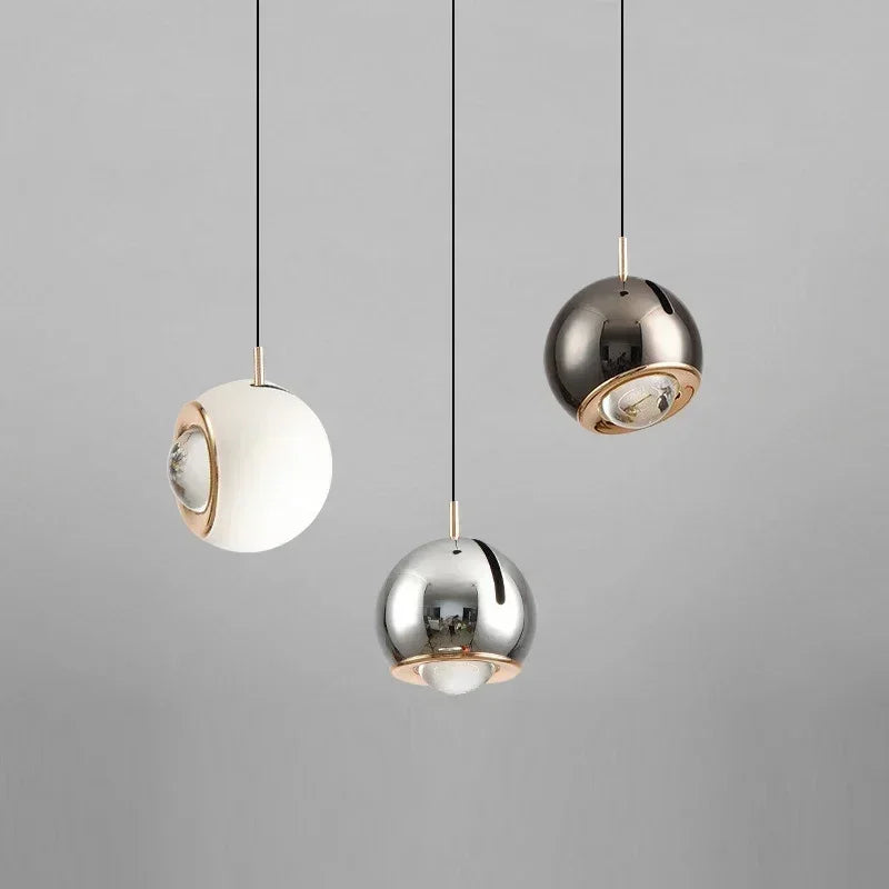 DecorBites™ Adjustable Angle LED Pendant Light: Modern Stretchable Chandelier for Home Decor