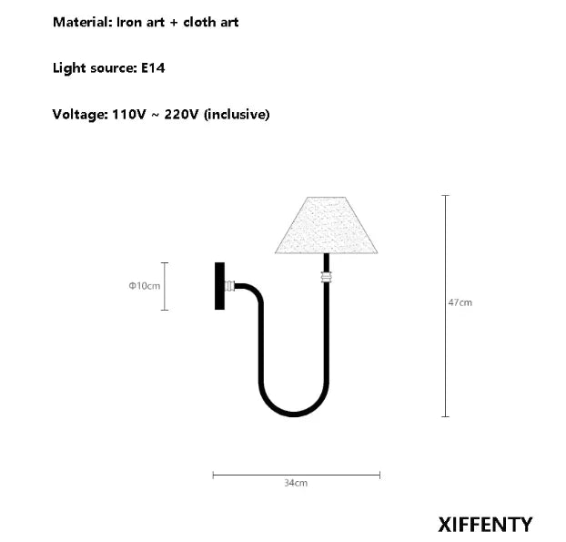 Coco French Minimalist Fabric Branch Chandelier