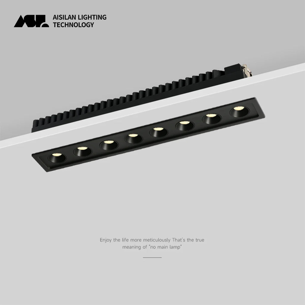 DecorBites™ 15W/24W LED Grille Downlight: Anti-glare Embedded Spot Light for Office Home Shop Decor