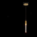 DecorBites™ Crystal LED Pendant Light: Modern Hanging Bar Lamp for Bedroom, Living Room, & Home Decor