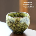 DecorBites™ 170ml Ceramic Coffee Cup Kung Fu Tea Cups Pottery Drinkware Egg Style