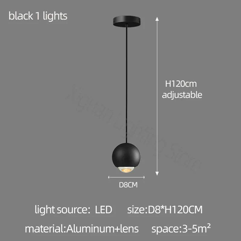 ثريا معدنية من Globe Lens من DecorBites™ لغرفة المعيشة والمطبخ وغرفة النوم والمقهى والسلالم والفيلا