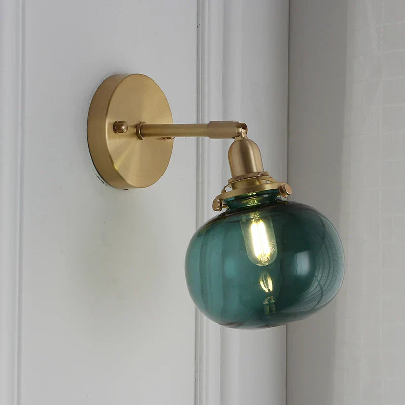 DecorBites™ Glass Ball Wall Lamp Sconce Modern Nordic Sconce Lighting for Bedroom Mirror
