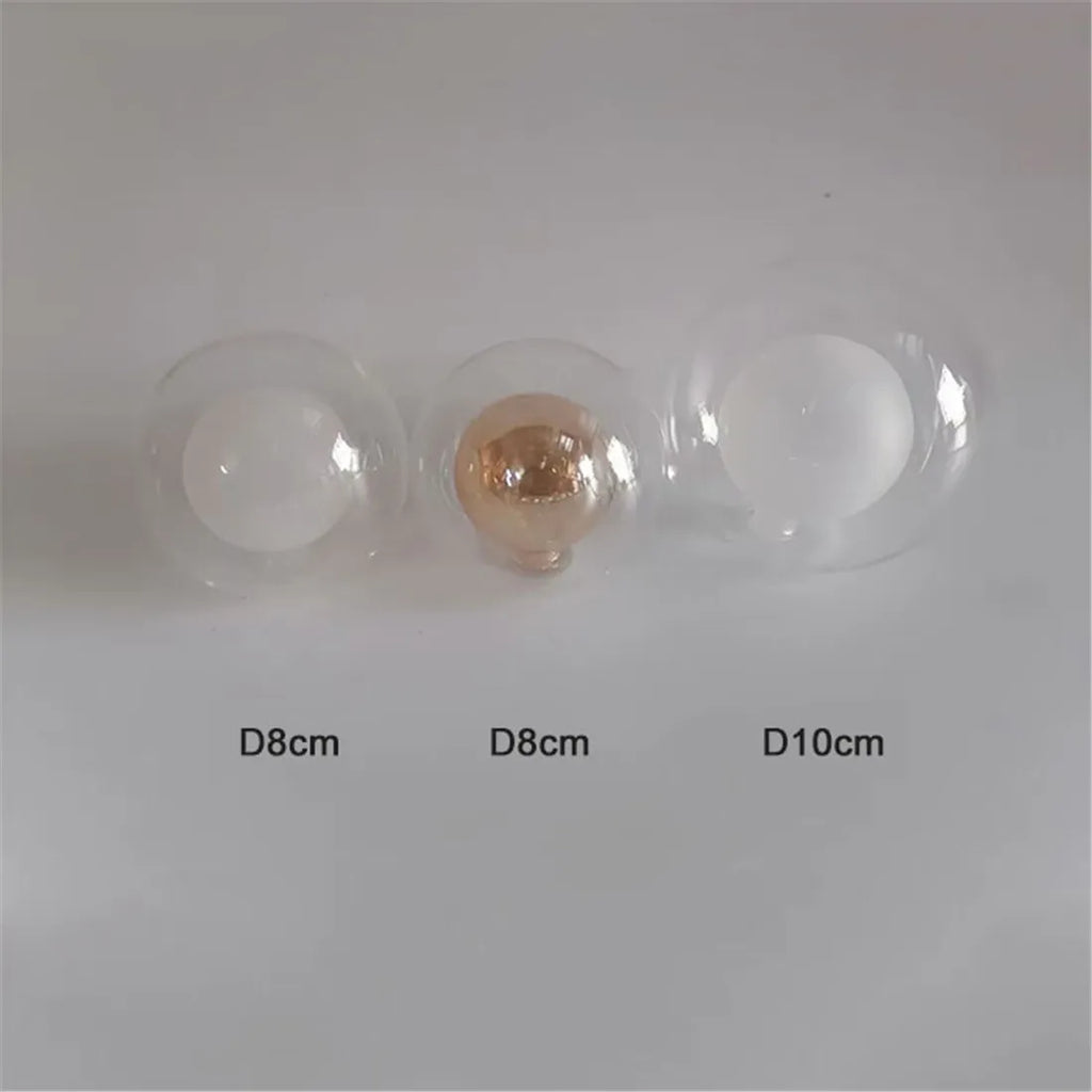 DecorBites™ 1/4/8pcs Pack 1cm Opening G4 Glass Shade Replacement Globes for Chandelier
