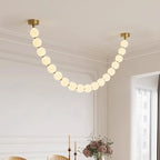 Nordic Beaded Alloy Pendant Light